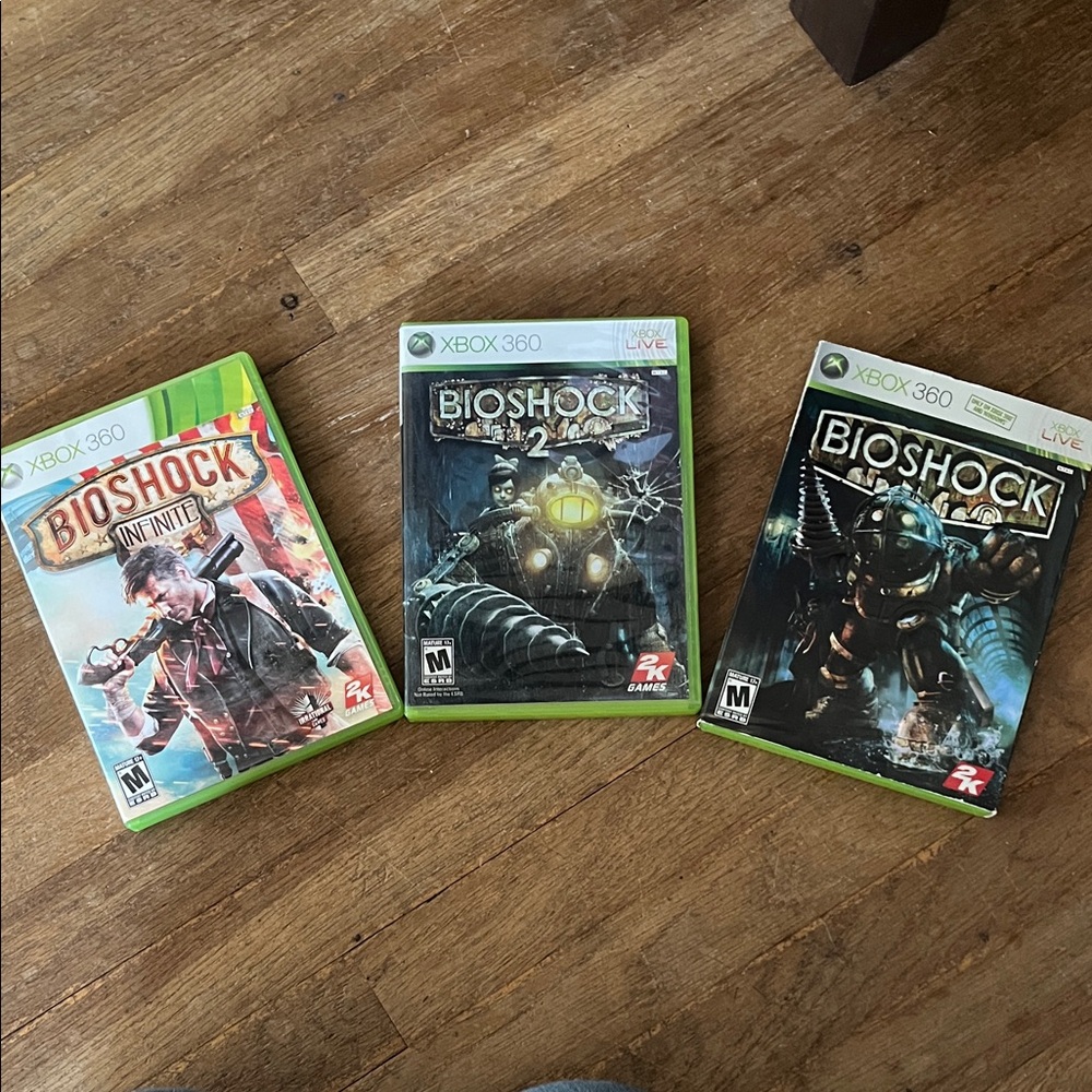 BioShock Trilogy Games - Green Cases